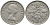 Великобритания 6 пенсов 1958 Елизавета II (1952-2022) KM 903, Spink 4149 медно-никель 4567-513