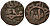 Индия, Делийский султанат 2 гани 1266-1287 AD Ghiyath al-Din Balban (1266-1287) биллон 4189-259