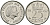 НИДЕРЛАНДЫ 25 ЦЕНТОВ 1962 ЮЛИАНА KM 183 никель 96-152