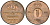 Швеция 1 эре 1955 Густав VI Адольф (1950-1973) KM 820 бронза 4580-1055