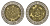 Аргентина 1 песо 1995 KM 112 биметалл 4121-856
