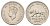 Британская Индия 1 рупия 1947 Георг VI (1936-1952), год-тип KM 559 никель 4652-1241
