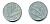 Италия 10 лир 1953 R, плуг, колосья KM 93 алюминий 23-1144