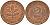 ФРГ 2 пфеннига 1983 F J.381a, KM 106a сталь плакированная медью    4598-865