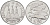 Сан-Марино 50 лир 1975 косяк рыб KM 45 нержавеющая сталь UNC 4573-154