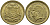Монако 2 франка 1945 Луи II (1922-1949) KM 121а алюминиевая бронза 4389-1232