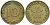 ФРГ 10 ПФЕННИГОВ 1949 J KM 108, J. 383 сталь плакированная латунью 113-134
