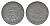Дания 2 эре 1965 С; S, Фредерик IX (1947-1972) KM 840 цинк 4514-345