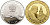 Польша 10 злотых 2005 MW, Иоанн Павел II, руки, позолота KM 526 серебро PROOF 11-119-32