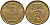 ДАНИЯ 5 ЭРЕ 1971 C; S, ФРЕДЕРИК IX (1947-1972) KM 848.1 бронза 4398-854