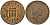 Великобритания 1 пенни 1989 Елизавета II (1952-2022) KM 935, Spink 4381 (B3) бронза 4167-1233