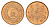 Япония 1 сен 1936 Год 11, Император Хирохито Сева (1926-1989) Y 47 бронза UNC 4695-953
