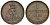 Ганновер 1 пфенниг 1860 B, Георг V KM 233, AKS 156, J. 90 медь 4594-521