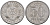 ГДР 50 пфеннигов 1958 A KM 12.1 алюминий 4601-554