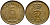 Дания 5 эре 1963 C; S, Фредерик IX (1947-1972) KM 848.1 бронза 4398-845