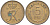 ДАНИЯ 5 ЭРЕ 1964 C; S, ФРЕДЕРИК IX (1947-1972) KM 848.1 бронза 4402-1222