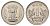 Индия 1 рупия 1982 KM 78.3 медно-никель UNC 4686-821