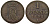 Ганновер 1 пфенниг 1839 A, Эрнст Август (1837-1851) KM 173.1, AKS 126, J. 54 медь 75-1042