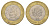 Марокко 10 дирхам 1995 AH 1416, Хасан II (1961-1999) Y 92 биметалл 4638-245