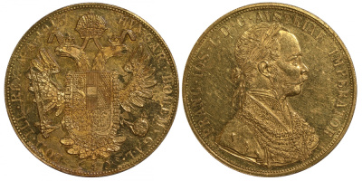 Австрия 4 дуката 1915 Франц Иосиф II (1848-1916) KM 2276 золото 00-812-70