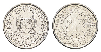 Суринам 1 цент 1976  KM 11 a алюминий  UNC  4659-537