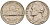 США 5 центов 1958 D, Джефферсон KM А192 медно-никель 92-1033