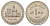 Иран 100 риалов 1993 SH 1372 KM 1261.2 медно-никель UNC 4624-852
