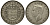 Новая Зеландия 1/2 кроны 1946 Георг VI (1936-1952) KM 11 серебро 272-1112
