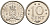 Нидерландские Антилы 10 центов 1971 Юлиана (1948-1980) KM 10 никель 4564-523