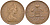 Великобритания 2 пенса 1971 Елизавета II (1952-2022) KM 916, Spink 4235 (C1) бронза 4593-826