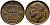 БЕЛЬГИЯ 50 САНТИМОВ 1973 BELGIQUE KM 148.1 бронза 4387-632
