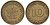 ФРГ 10 пфеннигов 1949 J KM 103, J. 378 сталь плакированная латунью 4163-244