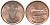 Тонга 1 сенити 1975 FAO KM 42 бронза UNC 4401-114