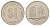 Малайзия 1 ринггит 1971 KM 9 медно-никель UNC 3333-1112