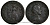 Великобритания 1/2 пенни 1719 Георг I (1714-1727) KM 557, Spink 3660 медь 413-6411
