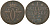 Дания 1 скиллинг 1771 Кристиан VII (1766-1808) KM 616 медь 4171-831