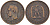 Франция 10 сантимов 1855 A, Наполеон III (1852-1870) KM 771.1, Le Franc 133.19 бронза 3460-234