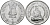 Индия 1 рупия 1995 8-я Всемирная конференция тамилов KM 97.1 сталь UNC 94-144