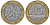 Франция 10 франков 1988 тип Гений Бастилии KM 964.1, Le Frank 375.2 биметалл 45-523
