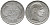 Дания 25 эре 1894 VBP, Кристиан IX (1863-1906) KM 796.2 серебро 100-733