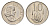 ЮАР 10 центов 1966 Ян ван Рибек (1619-1677), Suid Africa, легенда на африкаанс, цветок алоэ KM 68.2 никель 4687-335