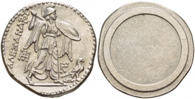 АНТИКА ЖЕТОН ND МАКЕДОНЕЦ белый металл 4545-131