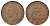 ЮАР 1 пенни 1946 Георг VI (1936-1952) KM 25 бронза 4531-143