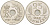 Дания 25 эре 1967 С; S, Фредерик IX (1947-1972) KM 855.1 медно-никель UNC 86-1347
