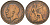 Великобритания 1 пенни 1914 Георг V (1910-1936) KM 810, Spink 4051 бронза 109-835