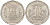Индия 1 рупия 1990 круг - монетный двор Ноида KM 79.1 медно-никель UNC 4142-332