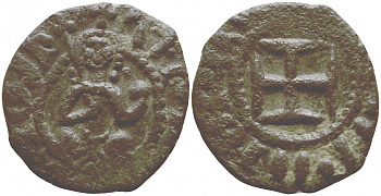 Киликийская Армения кардез 1289-93, 1295-96, 1301-05 Хетум II 3,18 гр GOOD VERY FINE Nerc. 401 медь 1073-1-4-1