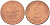 ФРГ 2 пфеннига 1977 J KM 106а, J.381а сталь плакированная медью 4396-1568