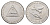 Никарагуа 25 сентаво 1994 голубь мира KM 82 хромированная сталь 4623-1228