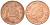 Великобритания 1 пенни 2004 Елизавета II (1952-2022) KM 986, Spink 4710 (B5) сталь плакированная медью 4613-268